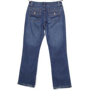 Lee Natural Bootcut Jeans Just Below The Waist Stretch 10 Medium 28 X 31‎